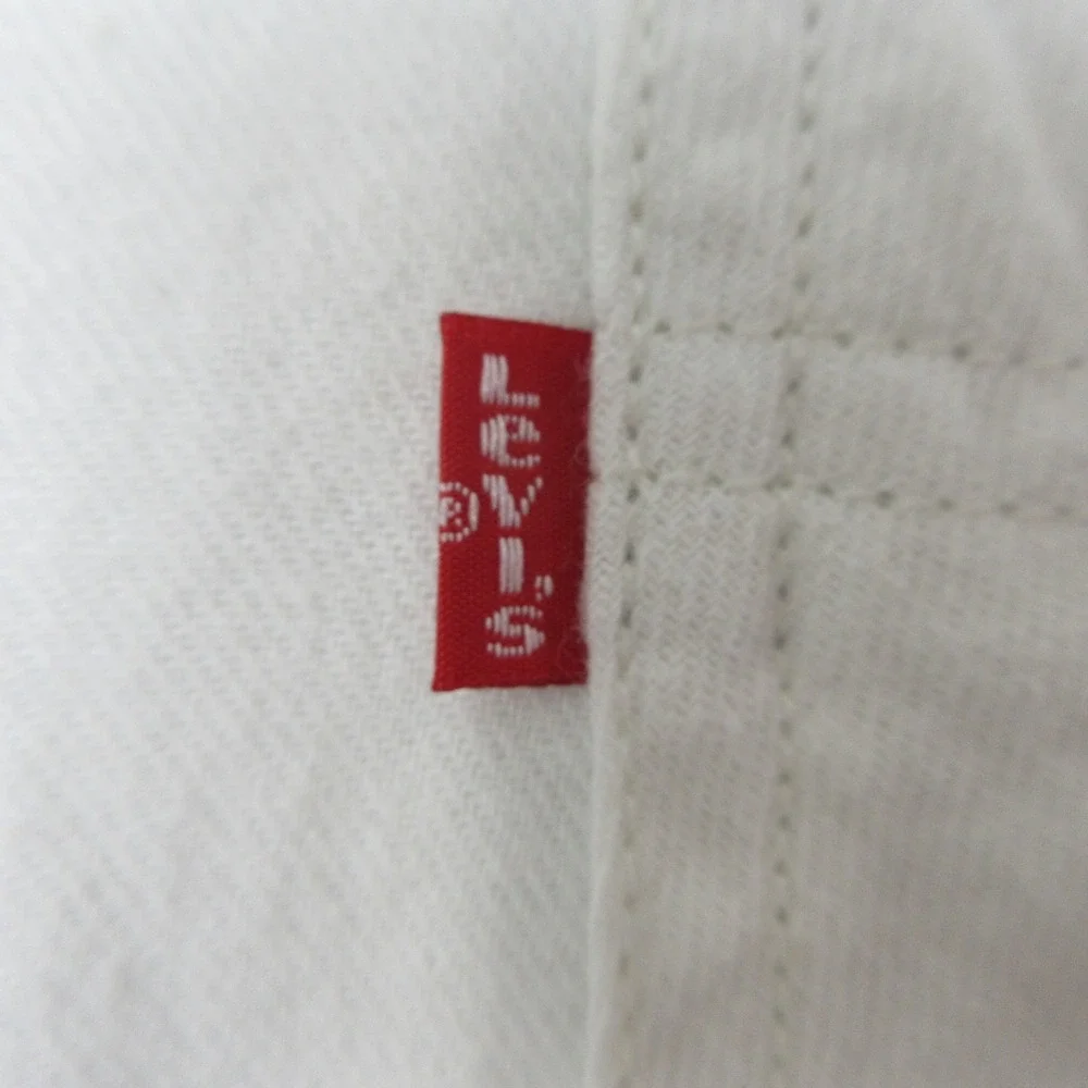 Levis Outdoor Shirt‎ Mens XL White Plaid Button Up Gorpcore Outdoor Workwear